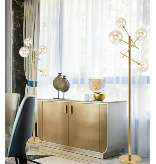 Decorative hotel floor lamp
