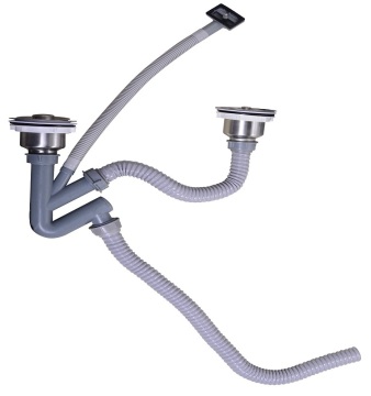 kitchen sink siphon 110mm dia with strainer pipe
