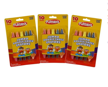Non-toxic Double-Ended Crayons for school