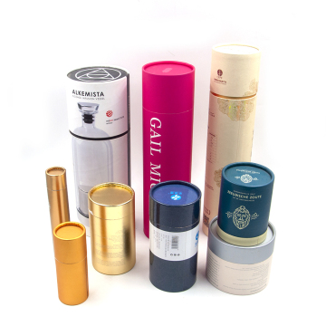 Custom Round Paper Tube Box Cosmetic Packaging Box