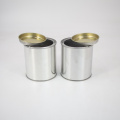 200ml round metal container paint sample cans