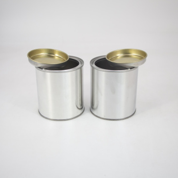 200ml round metal container paint sample cans