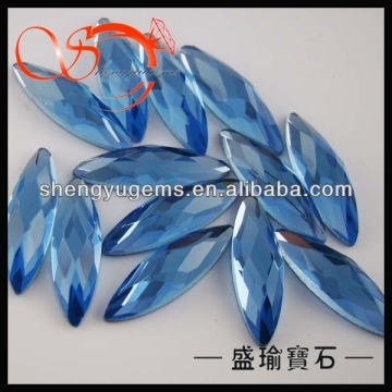 marquise mirror glass gemstone