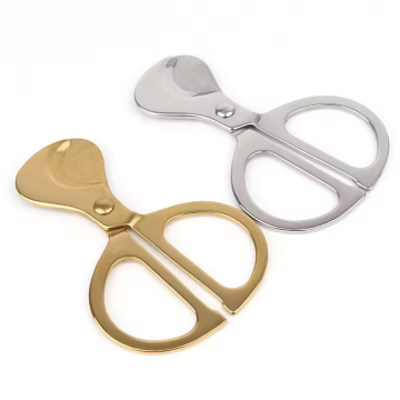 2024 Wholesale Cheap Portable Mini Stainless Steel Cigar Scissors Cutter