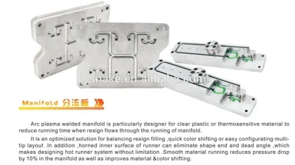 Hot Runner Components PET Plastic Mould Manifold