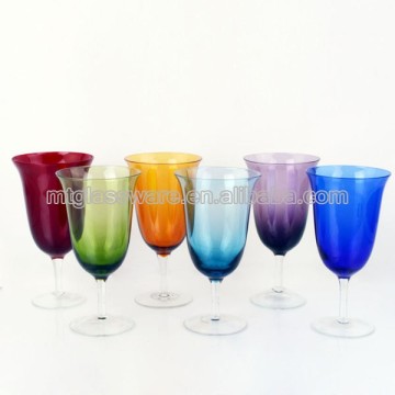 2015 6color cheap goblet glass