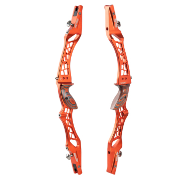 Topoint Archery Unison 25In CNC Aluminum 6061 T6 Riser for ILF Recurve Bow Limbs - Right Hand (RH) and Left Hand (LH)