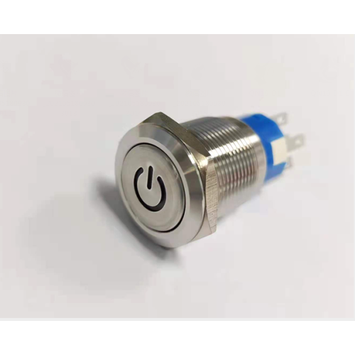 19mm on/off metal button switch