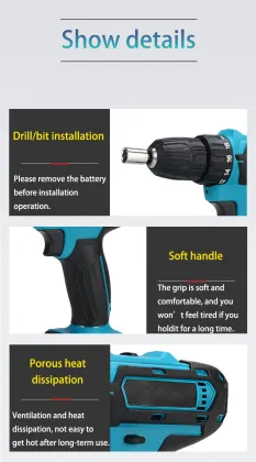 High-Power Multifunctional Household Tools: Including Demolition Drills, Screwdrivers, Impact Nail Drills, and Drilling Machines