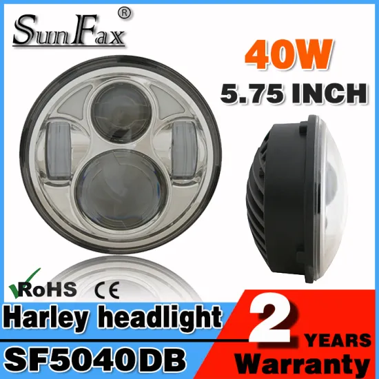 White base 5.75 Inch 40W C REE LED Headlight For Harley Motorcycle Jeep Wrangler led headlight