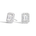 1.5Carat 10k အဖြူရောင်ရွှေရောင်ဓာတ်ခွဲခန်းစိန်မြန်း