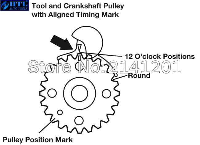 6pc Universal Diesel Engine Timing Cam Crank Locking Tool Set For VW AUDI T10050 T10100