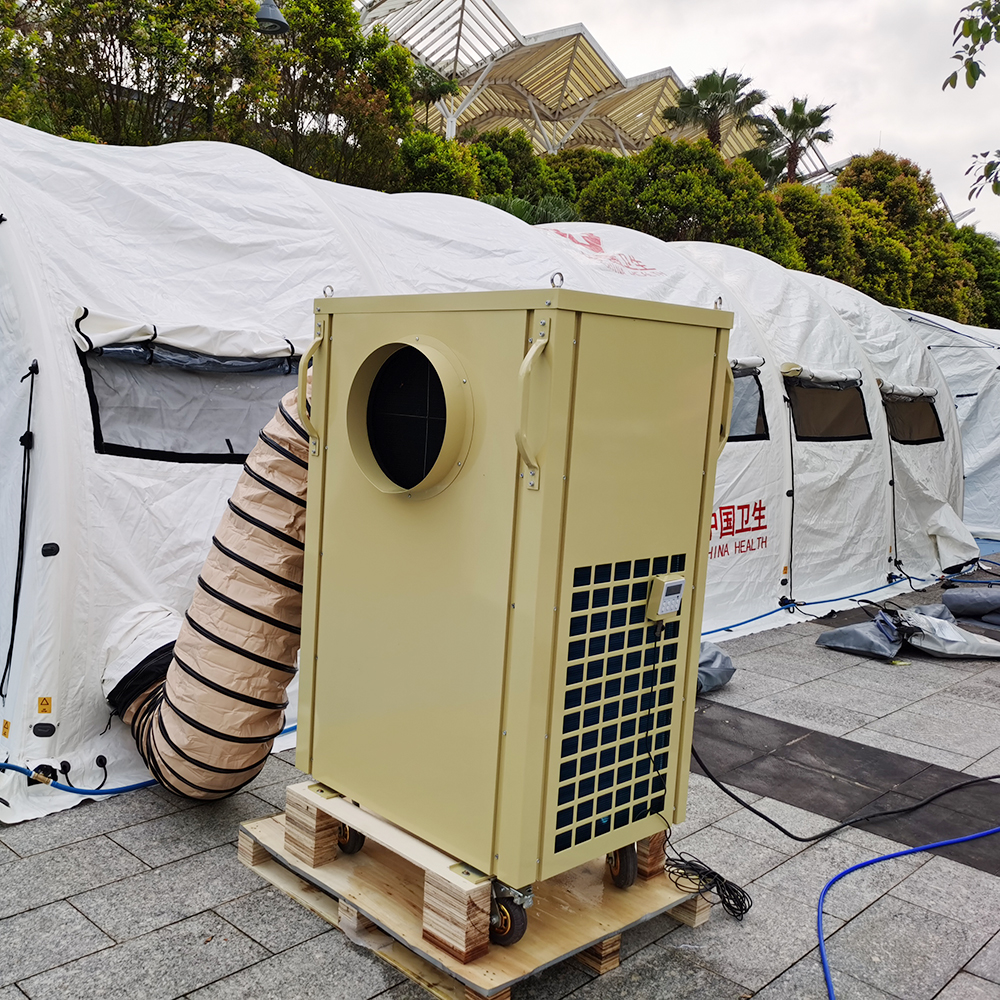 Enfriamiento de la carpa médica militar