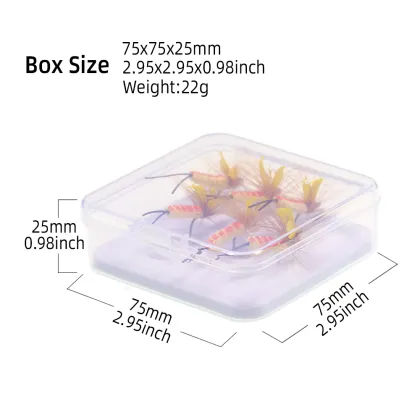 Yellow Drake Feather Wing Dry Fly for Bass and Trout Fishing