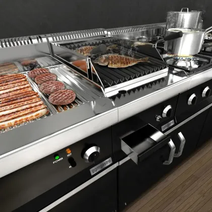 Built in Electric Hob Four Cooking Zone Indutction with Knob Ehk473e