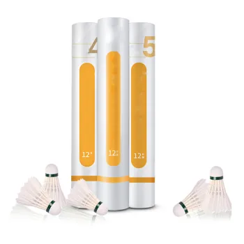 Hot Sale Strong and Durable Goose Feather Fiber Composite Badminton for Indoor and Outdoor Play