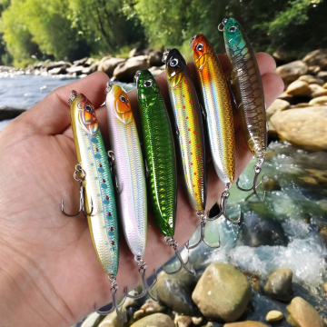 NEWMAJOR 9.5cm Sinking Pencil Fishing Lure for Rivers, Lakes, and Sea