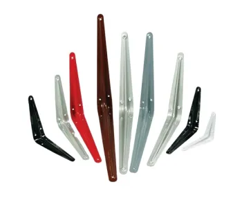 High-Quality Powder Coated Metal Shelf Brackets