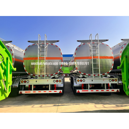 50,000 liters Aluminium Alloy Oil Distribution/ Fuel Transport Tank Semi Trailer