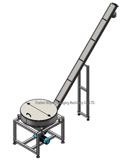 Hot Sale Square Shape Screw Elevator for Tea/Milk Tea Powder Conveyor Machine