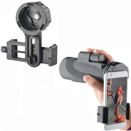Universal Smartphone Adapter for Binoculars, Monoculars, and Telescopes
