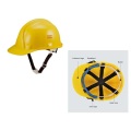 АБС промышленного строительства защитный шлем с ремешок для подбородка