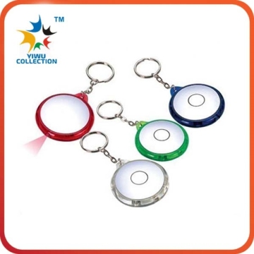 supply customized super mini round carabiner keychain with keyring