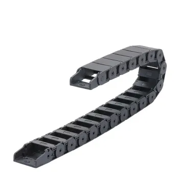 Nylon Plastic Electric Cable Chain - J18BF.1.N Semi-enclosed Interior Opening Drag Chain