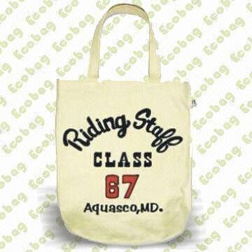 Canvas/Bamboo Promotional Bag, Customized Sizes, Colors and Logos are Accepted