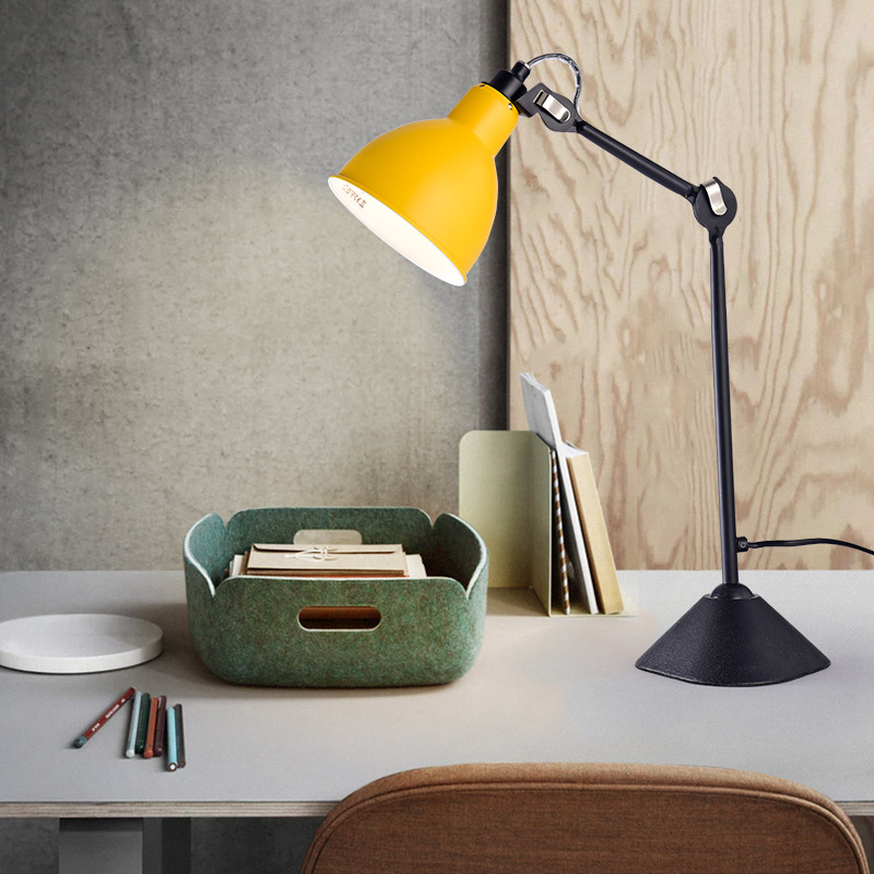 Modern Metal Table LampofApplication Grey And White Table Lamp