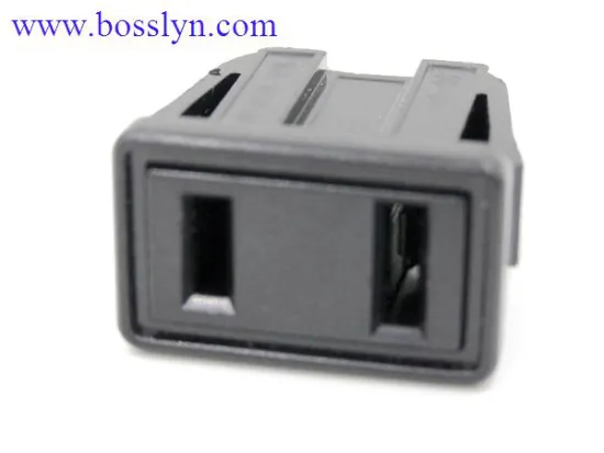 High Quality Standard 6A 125V 2 pin electrical socket us wireless outlet