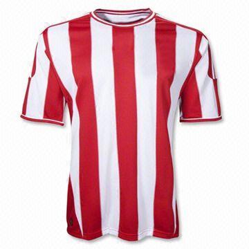 Soccer Jersey/Customized Polyester Olympic Jersey Uniform, Breathability and Durability