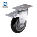 PVC (PU) Caster Wheel-Black mit mittlerer Dienst