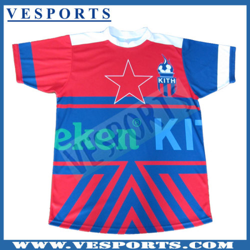 Sublimation Printing Soccer Uniform with Collar