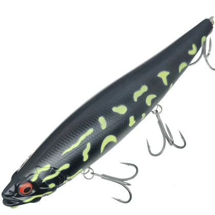 225mm 27g Floating Treble Hook Big Game Top Water Pencil Z Dog Saltwater Sea Plastic Fishing Lure