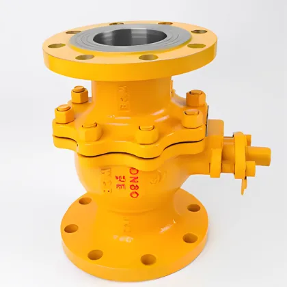 Natural Gas Fireproof Ammonia Flange Ball Valve