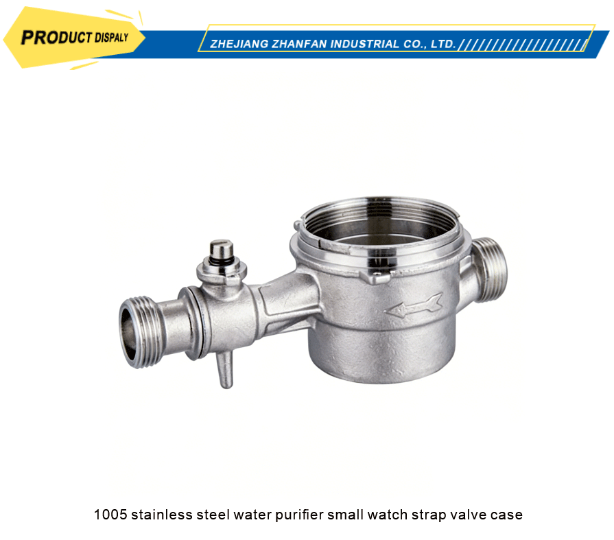 Stainless steel watchband valve case