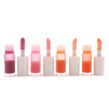 Vegan Colorful Lip Plumper with Organic Fruit Flavoring