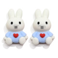 100Pcs Kawaii Cartoon Rabbit Carrots Flat Back Resin Cabochon Fit Phone Decor Scrapbooking Crafts DIY Kids Hair Bow Accessories