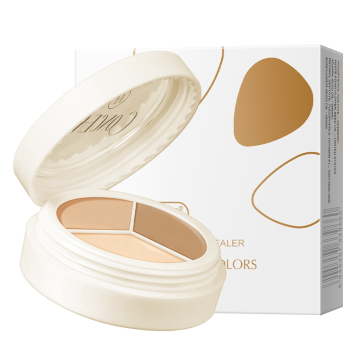 Wholesale Three-Color Long-Lasting Foundation Concealer Brush for Dark Circles & Spots by Manufacturer