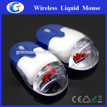 2.4G wireless liquid filled mouse drivers USB optical mouse