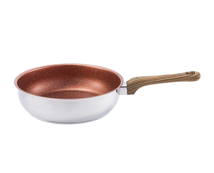 Stainless Steel Wok with Non-stick Coating