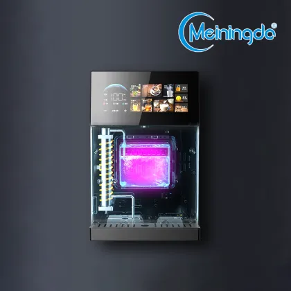 Sleek Black Pipeline Water Dispenser