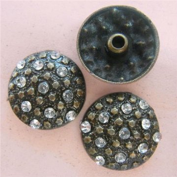 rhinestone rivet/decorative rivet/jeans rivet/button rivet/crystal rivet