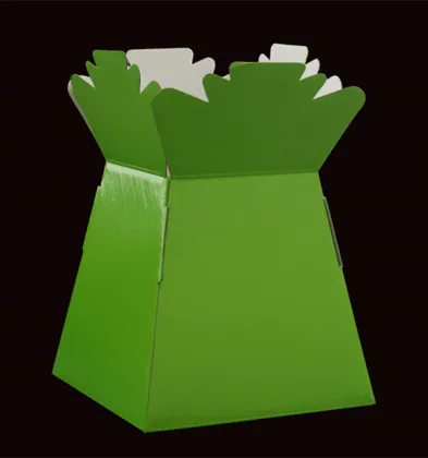 Paper flower packaging vases