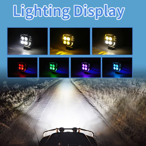 21W 4Lens fog light for Motorcycle&Car 2200lm IP67