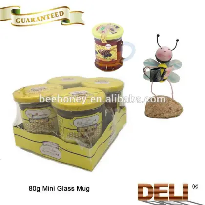 Natural pure bee honey mug 80g
