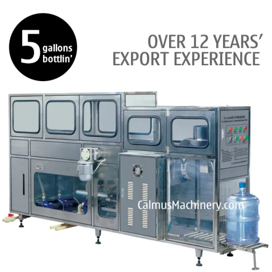 100BPH Automatic 5 or 3 Gallon Water Bottling Machine and Bottle Filling Machine