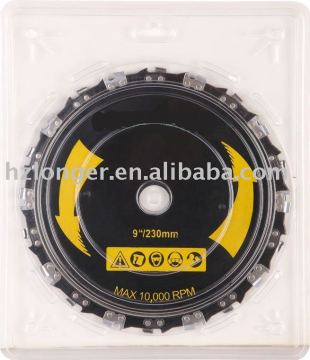 9" brush cutter blade
