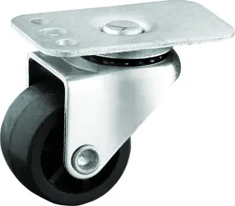 Light Duty Plate Mounting Plastic Casters